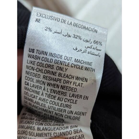 Charter Club Women's Black Plus Gold Lace Trim Embroidered Tunic Blouse Large - Picture 6 of 6